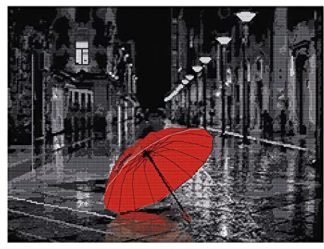 Cukol Kreuzstich Set Vorgedruckt Erwachsene, Stickvorlagen Stickbilder Vorgedruckt Kreuzstich Stickpackungen Stickpackung Stickbild Stickset Sticken Stickbilder Set, 11ct Cross Stitch Kit 65x52 cm