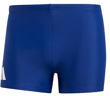 adidas Uomo Solid Swim Boxers, Dark Blue/White, 38