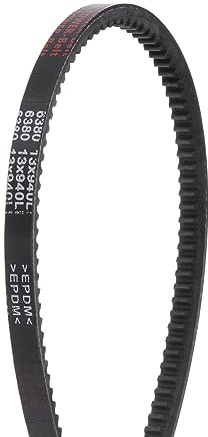 sourcing map AX37(13x940Li) Gezahnte Keilriemen AX-Abschnitt Antrieb Rohkante Gürtel 940mm Innen Umfang EPDM für Kraftübertragung