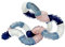Tangle® Therapy Relax Anti-Stress-Spielzeug für Erwachsene und Kinder, verbessert die Konzentration und lindert die Symptome von ADHS beim Spielen, leises Spielzeug für Arbeit oder Schule, Gerät