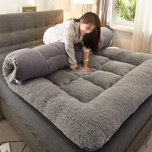 ALSUP Japanische Faltbare Futon-Matratze, Weiche Tatami Steppmatte Schlafmatte Camping, Schlafmatratze Für Boden Roll Up Bett Matte Faltbar Minimalistische,001,90 * 190cm