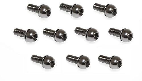 Massi Viti portabidon M5 x 12 mm (10 und), Accessori Bici Sport, Nero, Taglia Unica