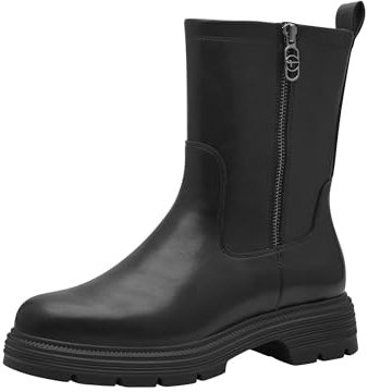 Tamaris Damen Stiefelette Vegan; BLACK, EU 40