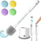 Escobilla de Baño con Dispensador de Jabón Recargable - Escobilla WC - Piacaba casa de banho - Escobilla de Silicona - Escobillero baño (Ambientador Perfumado)