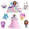7 Stück Gabb Geburtstag Deko, Gabb Geburtstag, Tortendeko Kinder, Happy Birthday Kuchen Topper, Cupcake Einsätz
