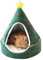 Tienda para Mascotas Cueva para Gatos Tienda para Gatos, Tienda para Gatos Cama Cueva Árbol de Navidad Cama para Casa para Gatos Cómoda Cama Triangular para Gatos Casa para (Verde)