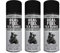 PEBBLE HUG Real Feel Textured Coal Black Spray, DIY Projects, Home Decor, Furniture, Quick-Drying, Easy To Apply, Perfect For Both Indoor And Outdoor Use, 400ml, (3 Pcs)