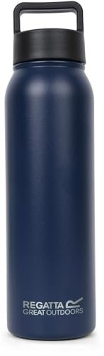 Regatta Thermulate Thermoskanne Isolierte Wasserflasche Flaschen mit Tragegriff, Moonlight Denim