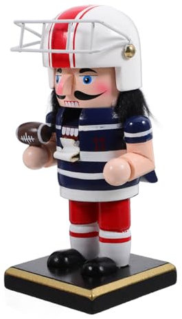 Ciieeo Nutcracker Decorations Large Nutcracker Soldier Wooden Table Ornament for Christmas Decor