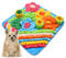 Ankilo Schnüffelteppich Hund, Futtermatte SchnüFfelteppich, Waschbar Trainingsmatte, Schnüffelspielzeug Interaktive Hundespielzeug, Hunde Spielteppich für Kleiner Hunderassen,39 x 39CM