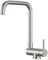 FORIOUS Grifo Cocina, Grifos Cocina Fregadero con Función Giratorio 360° y Plegable, Diseño en Forma de L de Acero Inoxidable, Monomando Para Agua Caliente y Fría Torneira de Cozinha