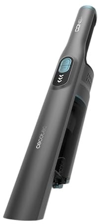 Cecotec Kabelloser Handstaubsauger Conga Rockstar Micro+ Clean&Car X-Treme. 210W, Digitaler bürstenloser Motor, 20kPa, 40 Minuten Laufzeit, 12V Autoladegerät, 2 Modi, Zubehör und Wandhalterung
