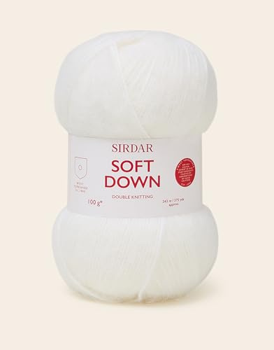 Sirdar Soft Down, Cloud White 100g