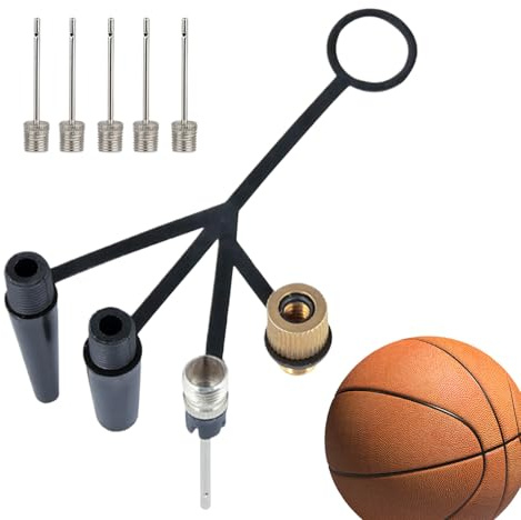 Mimoqk Bike Pump Adapter | 4 Claw Air Compressor Attachment,Valve Stem Adapter,for Home Gym Balloon Swimming Ring Inflatable Toys Daily Commuting Group Riding