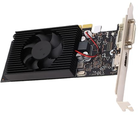 Gedourain GT1030 Gaming Graphics Card 4GB DDR4 Stable Cooling Fan for 7 8 10 PC Video Card