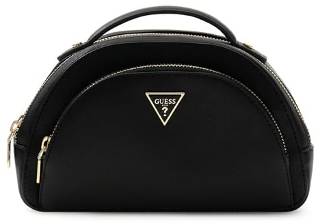 GUESS Kulturbeutel Beauty Case Double Zip Black schwarz