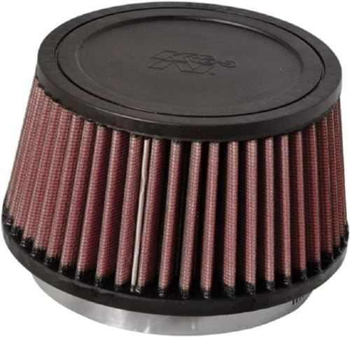 K&N RU-3110 KFZ und Motorrad Gummi Universalluftfilter | 114mm Flansch, 149mm Untendurchmesser, 127mm Obendurchmesser, 83mm Höhe (RU-3110)