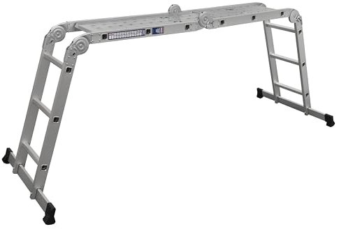 Sealey Folding Platform Ladder, 4-Way Trade Aluminium, EN 131 - AFPL1