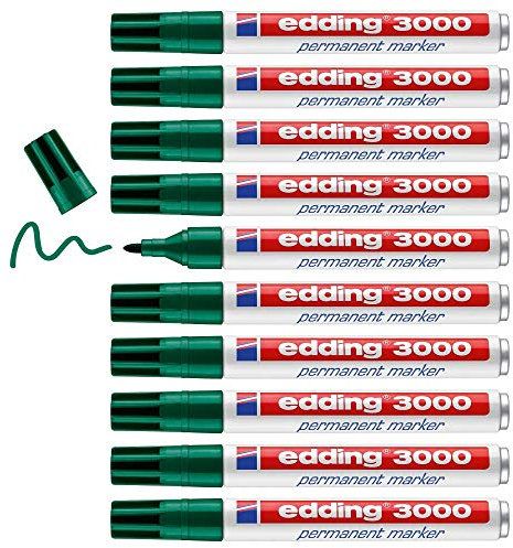 edding e3000 4-3000004 Permanentmarker Grün wasserfest: Ja