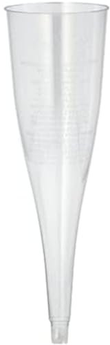 PAPSTAR 12186 50 - Verre à champagne (accessoire supérieur, 0,1 L, diamètre 5 cm, hauteur 17,5 cm), couleur transparente, (sans base de pied)