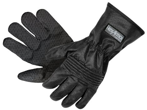 Polyco HEX3041/M HexArmor Hercules NSR Work Gloves, 1 Pair, Size 8/Medium, Black