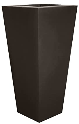 Tusco Products Cosmopolitan Übertopf, quadratisch, hoch
