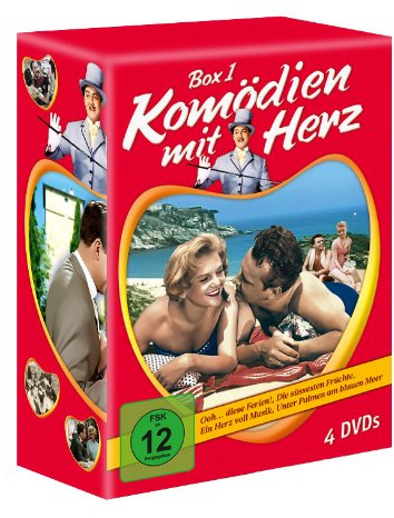 Komödien mit Herz - Box 1 (Ooh...diese Ferien - Die süssesten Früchte - Ein Herz voll Musik - Unter Palmen am blauen Meer) [4 DVDs]