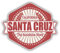 Santa Cruz City California State USA Grunge Travel Stamp Hochwertigen Auto-Autoaufkleber 12 x 10 cm