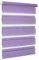 ROLLMAXXX Duo-rollo Doppelrollo Klemmfix ohne Bohren (65 x 150 cm, Violett)