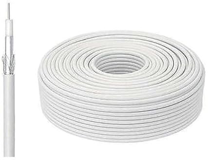 TrAdE Shop Traesio 15 Metri Cavo PROLUNGA COASSIALE per TV Antenna Digitale TERRESTRE 75 Ohm