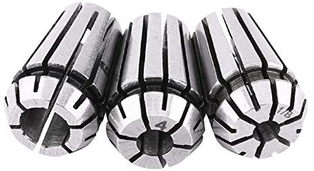 Akozon Spring Collet Set 3pcs ER11 CNC Spannzangenfräsdreh maschine Halter Werkzeug 1/8 Zoll (3,175 mm) 4 mm 6 mm Spring Collet Chuck Präzisions Feder Collet Set CNC Fräsmaschine