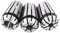 Collet ER11 Set, Akozon CNC Collet Milling Lathe 3pcs ER11 Holder Tool 1/8 inch 4mm 6mm for CNC Engraving Machine & Milling Lathe Tools