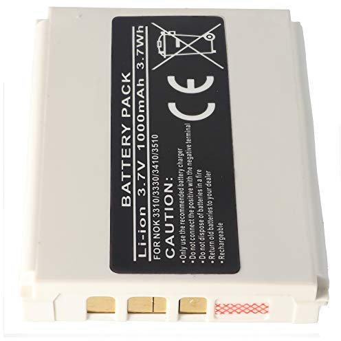 Akku kompatibel mit Nokia BLC-2 Akku 3310, 3330, 3410, 3510, Li-Ion, 3,7V, 1000mAh, 3,7Wh