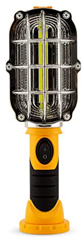 JML Handy Brite Torch - Magnetic Torches Led Super Bright, COB LED Lamp with Stand-Up Design and Swivel Hook - Lightweight, Portable, Ideal for Mechanics, Camping or Walking, 4.5 Volts