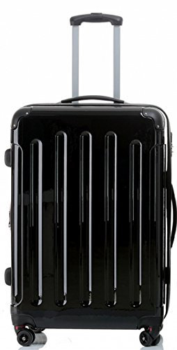 Beibay TOP Trolley - Koffer XL - 75cm - 115/138L - Light - 4 Rollen, Dehnfalte, Schwarz