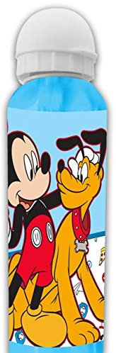Templar Borraccia in alluminio per bambini, motivo: personaggi M Topolino
