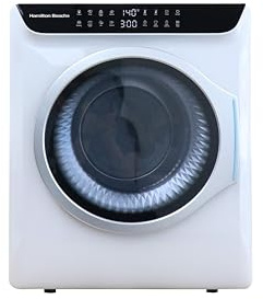 HAMILTON BEACH Electric Compact Portable Laundry Dryer, White