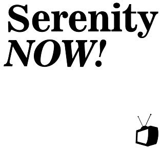 Artery8 Serenity Now! Frank George Costanza Funny TV Comedy Large Wall Art Poster Print Thick Paper 18X24 Inch Lustig Komödie Wand Poster drucken