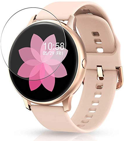 Vaxson 3 Stück Schutzfolie kompatibel mit YAMAY sw022 1.28 Smart Watch Display folie folien Displayschutzfolie ( nicht Panzer Schutz Glas folie SchutzGlas nicht PanzerGlas ) NewVersion