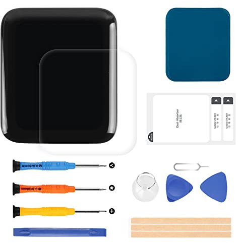 Sostituzione dello Schermo LCD per Apple Watch Serie 2 Display LCD Touch Matrix Digitizer S2 38 mm/42 mm Sport/Sapphire Glass Assembly Kit di Riparazione +Pellicola Protettiva +Strumenti (42 mm)