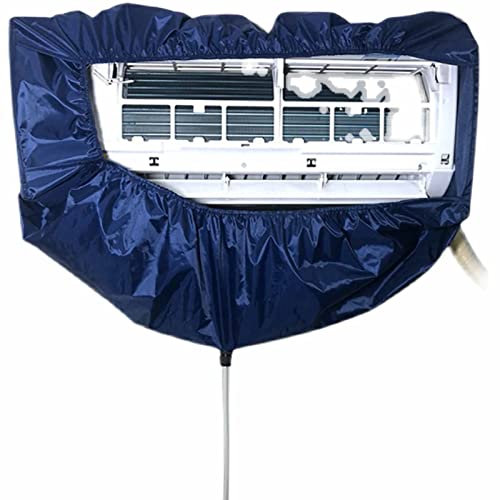 LIJBN Cubierta de Limpieza de Aire Acondicionado Cubierta de Limpieza de Aire Acondicionado, Kit de Limpieza Dividida Limpiador de Aire Acondicionado montado en la Pared Bolsa Protectora