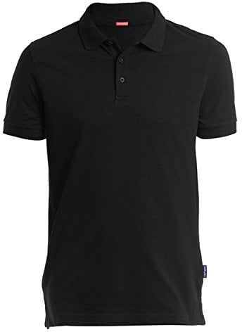 HRM Herren Heavy Performance M Polohemd, Black, 6XL