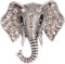 Tier Elefant Brosche Pin Kristall Broschen Schmuck Geschenk für FrauenNützlich und praktisch