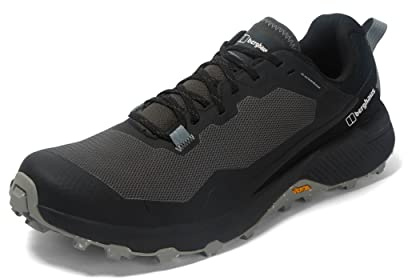 Berghaus Men's Revolute Active Walking Hiking Trail Shoes | Waterproof | Breathable | Durable | Vibram Rubber Sole Multi Active Low, Strlimo/Dkshad/Mment/Harmist, 10