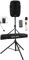 Pronomic Move 15 Partybox Set - Mobile PA-Anlage Bluetooth Lautsprecher TWS - Musikbox mit Akku - Leistung 30W (RMS) - Inkl. Aktivbox, Funkmikrofon, Headset, Fernbedienung, Stativ & Tasche