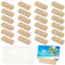 24 Pièces Porte Cartes en Bois, Bois Porte Menu Mariage Restaurant, Support de Carte de Place en Bois, Titulaire de Carte Position Support de Photo pour Mariage, Restaurants, Mariages, Banquets, Fêtes