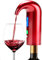 Decantador aireador de vino eléctrico recargable USB portátil, dispensador de vino automático para vino tinto, dispositivo de vertido de vino con bolsa para el polvo. (ROJO)