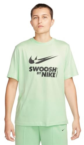 NIKE Damen W NSW Tee Bf Gls, Vapor Green/Black, FZ4634-376, XS