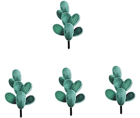 OFFSCH Cactus Metal Exterieur Jardin 4 Pièces Carte De Cactus Figurines De Décorations De Pelouse Décor De Maison Statue De en Plein Ornement De Sculpture Extérieure Décoration De