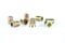 H-BOLT Type D Wood Insert Nuts - M6 & M8 Available - Premium Metal Threaded Inserts for Woodworking | Durable, Easy to Install, Ideal for Furniture and Cabinet Assembly (10, M6 20mm)
